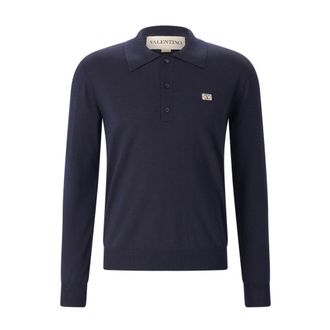 Valentino Truien & Vesten, Heren, Blauw, 2Xl, Wol, Rondgebreide trui