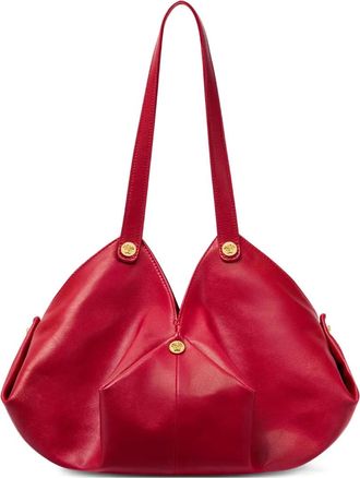 Versace Borsa a spalla Protea in pelle - Rosso