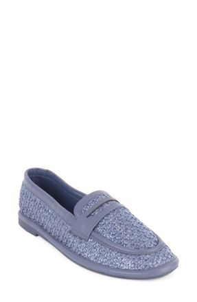 Elie Tahari Meadow Penny Loafer in Denim Blue at Nordstrom, Size 5.5