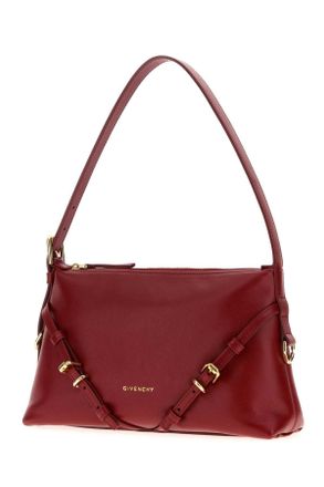 Givenchy Womens Red Leather Mini Voyou Shoulder Bag Darkred Borse A Mano
