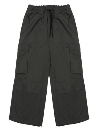 Nine In The Morning Lucien Wide Leg Drawstring Cargo Trousers
