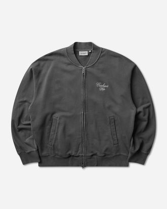 Carhartt Work in Progress Men s Longhand Bomber Black (Garment Dyed)