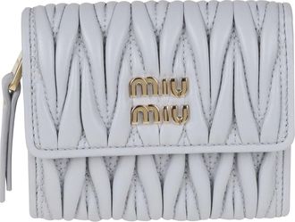 Miu Miu Accessoires, Dames, Grijs, ONE Size, Wallets & Cardholders
