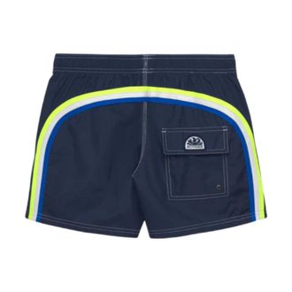 Sundek Light Poly Swim Shorts - male - Sundek - Beachwear - Blue - 2XL - Swimwear