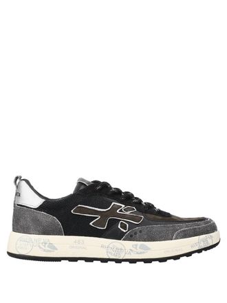Premiata Nous Mesh And Suede Sneakers Shoes