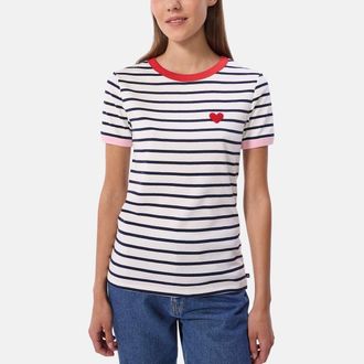 Petit Bateau Iconisch T-shirt met strepen en ronde hals