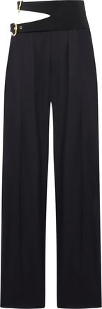Chlo&eacute; High-Waisted Tailored Wool Trousers