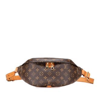 Louis Vuitton Brown Pvc Leather Sling Bag (Pre-Owned)