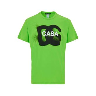 Dolce & Gabbana Tops, Heren, Groen, L, Shirts