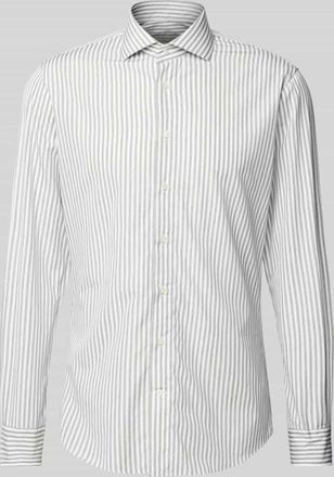 Profuomo Regular Fit Business-Hemd mit Haifischkragen Modell Cutaway in Schilf, Gr&ouml;&szlig;e 38