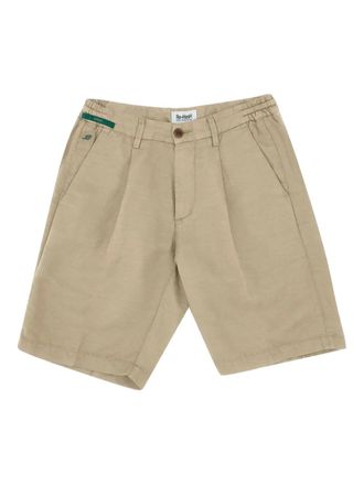 Re-hash Benson pleated shorts - Neutrals