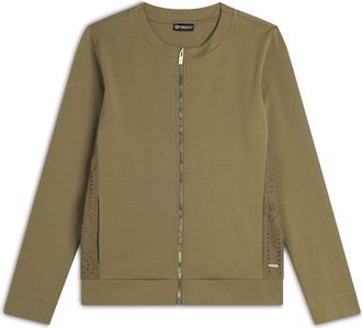 Freddy Felpa con ricami Sangallo e zip