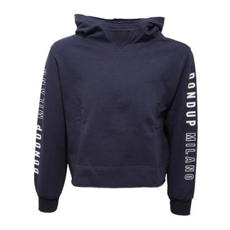 Dondup Felpa e Cotton Sweatshirt - male - Dondup - Kids Sweatshirts - Blue - 4 Y - Kids