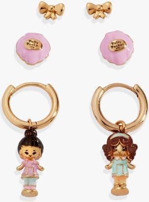 Alex and Ani Polly Pocket Earring Set in Gold at Nordstrom