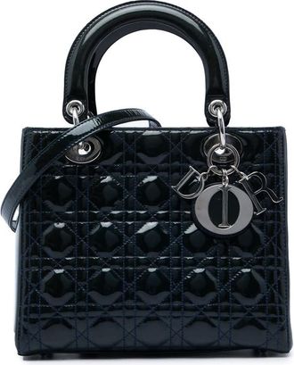 Dior Pre-owned Dior Medium Patent Cannage Lady Dior Ladies KX7BIYY8MQR3S142