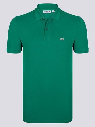 Lacoste Mens Polo SS L1212 Classic Fit Green Cotton - Size X-Large