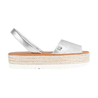 POPA Schoenen, Dames, Grijs, 40 EU, Leer, Saona Laminado