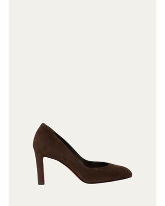 Christian Louboutin 85mm Fannylove Suede Pumps