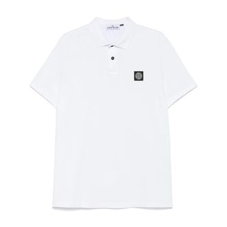Stone Island Button Patch Polo Shirt