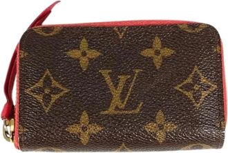 Louis Vuitton Pre-owned Mini Bags, female, Brown, Size: ONE SIZE Pre-owned Canvas Wallet