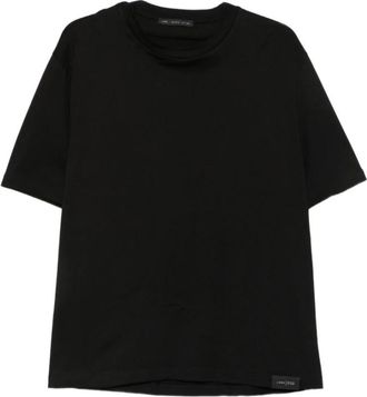 low brand T-shirt - Heren - T-shirts - Zwart - L - Tops