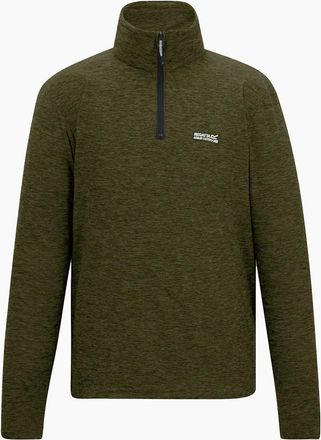 Regatta Mens Regatta Mens Thompson Marl Half Zip Fleece Jacket - Green - Size: 38/Regular