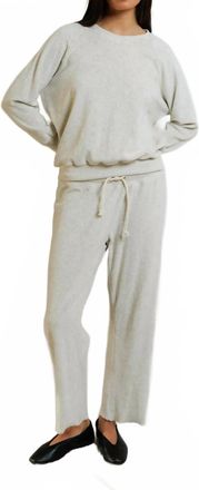 perfectwhitetee Eliana Pant In Oatmeal