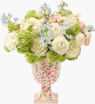 Mrs. Alice Pink Small Chinoiserie Tole Urn Vase at Nordstrom