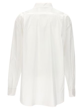 Moschino Womens White Cotton Blouse