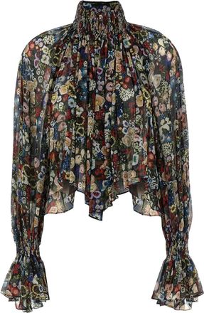 Khaite Blusa a fiori - Nero