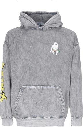 Ripndip X-nerm Houtskool Hoodie Mineraal Wassen - Heren - Hoodies - Grijs - L - Katoen - Hoodies & sweatvesten