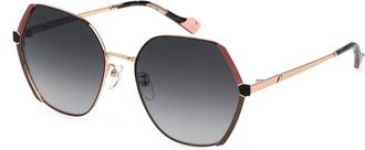 Yalea SYA101 HERTA 0302 Womens Sunglasses Gold Size 58