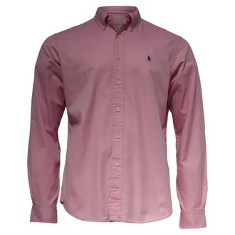 Ralph Lauren Slim Fit Button Down Shirt in Pink Cotton