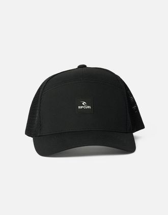 Rip Curl Mens Rip Curl Mens Vaporcool Flexfit Snapback Trucker Cap - Black - Size: ONE size