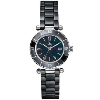 Guess Womens Mini Chic Black MOP Dial Watch