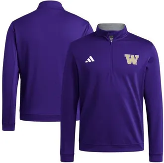 adidas Mens adidas Purple Washington Huskies Elevated Tri-Blend Quarter-Zip Pullover at Nordstrom, Size Xxx-Large