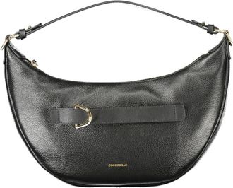 Coccinelle Paki Bag - Dames - Schoudertassen - Zwart - ONE Size - Leer - Tassen