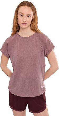 Marmot Uptrail Short Sleeve Womens Clothing Light Mauve : XS, Cotton