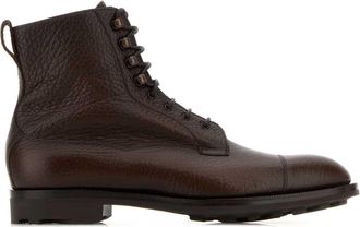 Edward Green Brown Leather Galway Ankle Boots