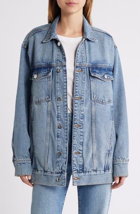 Frame Denim The Extended Denim Trucker Jacket in Seattle at Nordstrom, Size Small