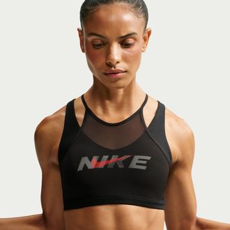Nike Womens One Light-Support Padded Sports Bra in Black | IO1095-010