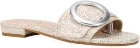 Pelle Moda Bianka Slide Sandal in Silver at Nordstrom Rack, Size 7.5