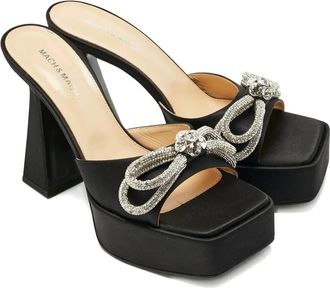 Mach & Mach Sandali con decorazione - Nero