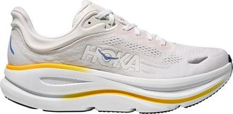 Hoka One One Bondi 9 Running Shoes in White/Grout Men
