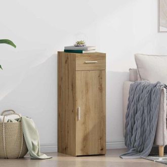 vidaXL Sideboard Artisan Oak 30x42,5x93 cm Engineered Wood Vidaxl