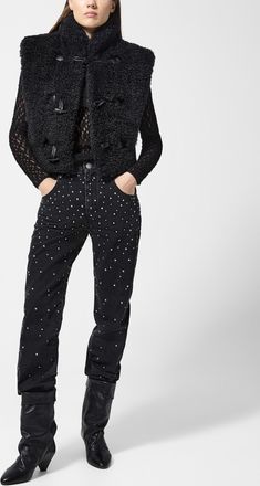 Isabel Marant Womens Brinsa studded jean