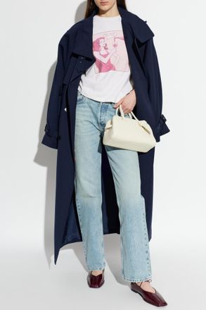 Re/Done T-shirt With Print, Womens, White