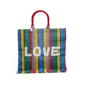 La Milanesa La MILANESA, Tote Bags, female, Multicolor, Size: ONE SIZE Colorful Hippy Chic Handbag in Nylon
