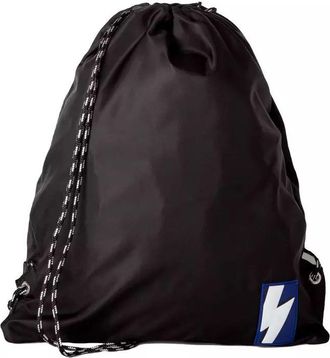Neil Barrett Sleek Nylon Drawstring Mens Backpack