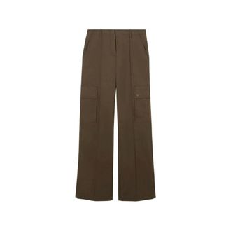 Burberry Mujer, Pantalones, Verde, Talla: S